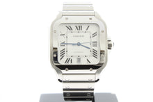 Load image into Gallery viewer, Carter Santos Large Automatic Swiss Silver Dial 39.8 x 47.5mm 4072 Stainless Steel - Arnik Jewellers