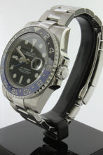 Load image into Gallery viewer, Rolex GMT Master II "The Batman" Black & Blue Ceramic Bezel 116710BLNR - Arnik Jewellers