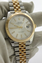 Load image into Gallery viewer, Rolex Datejust 41 18K Yellow Gold & Steel Jubilee Silver Dial 126333 - Arnik Jewellers