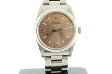 Load image into Gallery viewer, Rolex Lady 31mm Oyster Perpetual Salmon Dial Stainless Steel 77080 - Arnik Jewellers
