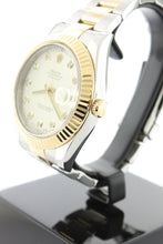 Load image into Gallery viewer, Rolex Datejust II 18K Yellow Gold & Stainless Steel Silver Diamond Dial 41mm Oyster 116333 - Arnik Jewellers