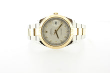 Load image into Gallery viewer, Rolex Datejust II 18K Yellow Gold & Stainless Steel Silver Diamond Dial 41mm Oyster 116333 - Arnik Jewellers