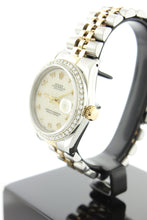 Load image into Gallery viewer, Rolex Datejust 31mm 18K Yellow Gold & Stainless Steel Jubilee Jubilee Arabic Dial 68273 Diamond Bezel - Arnik Jewellers