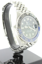 Load image into Gallery viewer, Rolex GMT Master II Black & Blue Batgirl Ceramic Bezel Stainless Steel Jubilee 126710BLNR - Arnik Jewellers