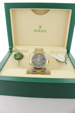Load image into Gallery viewer, Rolex Datejust 41mm Wimbledon Dial Oyster 18K Yellow Gold & Stainless Steel 126333 - Arnik Jewellers