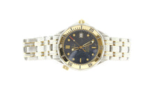 Load image into Gallery viewer, Omega Seamaster 300 Chronometer 18K Yellow Gold & Steel Blue Wave Dial 2342.80.00 - Arnik Jewellers