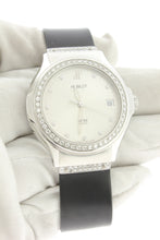 Load image into Gallery viewer, Hublot MDM Automatic Stainless Steel Silver Diamond Dial Diamond Bezel & Lugs 40mm 1710.1.054 - Arnik Jewellers