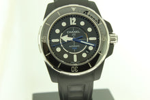 Load image into Gallery viewer, Chanel J12 Marine Ceramic Automatic Black Rubber H2558 - Arnik Jewellers