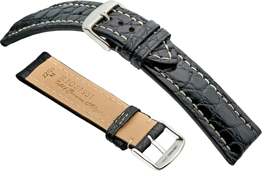 RIOS1931 Ambassador Genuine Alligator Leather - Matt Finish R250