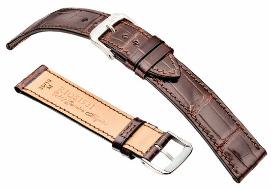 RIOS1931 Premier Genuine Alligator Leather - Glossy Finish R273