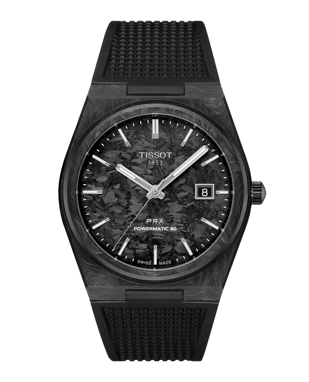 Tissot PRX Powermatic 80 40mm Carbon T137.907.97.201.00 - Arnik Jewellers