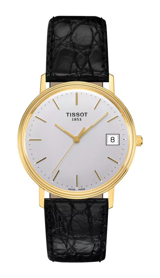 Tissot Goldrun Hesalite 18K Gold T71.3.401.31 - Arnik Jewellers