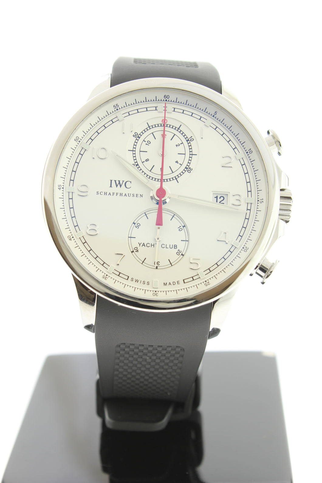 IWC Portuguese Yacht Club Automatic Chronograph Stainless Steel 45mm Silver Dial IW390211 - Arnik Jewellers