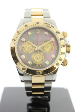 Load image into Gallery viewer, Rolex Cosmograph Daytona 116503 18K Yellow Gold &amp; Stainless Steel 40mm Oyster Tahitian Mother of Pearl Diamond Dial - Arnik Jewellers
