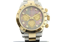 Load image into Gallery viewer, Rolex Cosmograph Daytona 116503 18K Yellow Gold &amp; Stainless Steel 40mm Oyster Tahitian Mother of Pearl Diamond Dial - Arnik Jewellers
