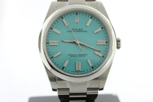 Load image into Gallery viewer, Rolex Oyster Perpetual 41mm Stainless Steel Oyster Tiffany Dial 124300 - Arnik Jewellers
