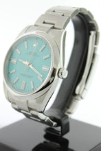 Load image into Gallery viewer, Rolex Oyster Perpetual 41mm Stainless Steel Oyster Tiffany Dial 124300 - Arnik Jewellers
