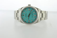 Load image into Gallery viewer, Rolex Oyster Perpetual 41mm Stainless Steel Oyster Tiffany Dial 124300 - Arnik Jewellers
