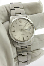 Load image into Gallery viewer, Rolex Oysterdate Precision Stainless Steel 34mm Silver Dial 6694 - Arnik Jewellers
