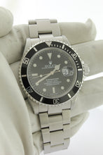 Load image into Gallery viewer, Rolex Submariner Date Stainless Steel Oyster 16610 40mm Black Dial - Arnik Jewellers
