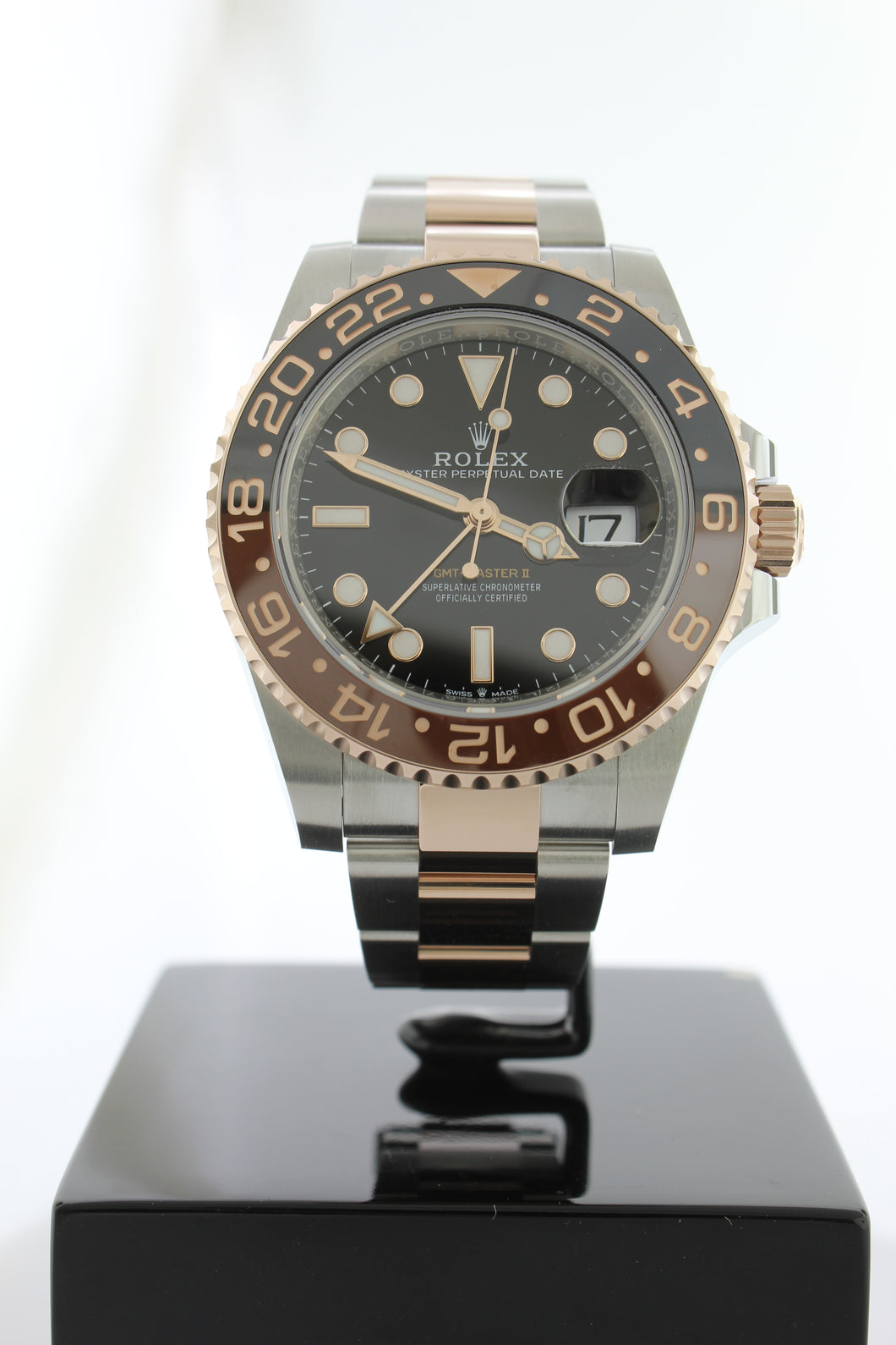 Rolex GMT Master II Root Beer 18K Rose Gold & Stainless Steel 126711CHNR Ceramic 40mm BRAND NEW - Arnik Jewellers