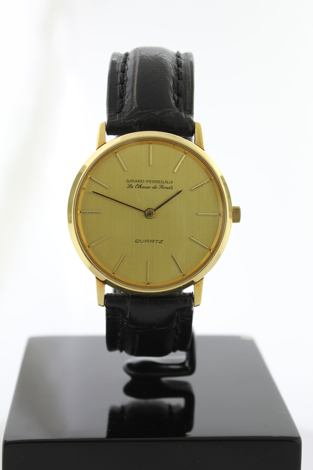 Girard Perregaux Vintage Solid 18K Gold Quartz 34mm - Arnik Jewellers
