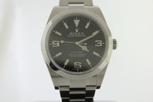 Load image into Gallery viewer, Rolex Explorer Stainless Steel Oyster Black Dial 214270 39mm - Arnik Jewellers

