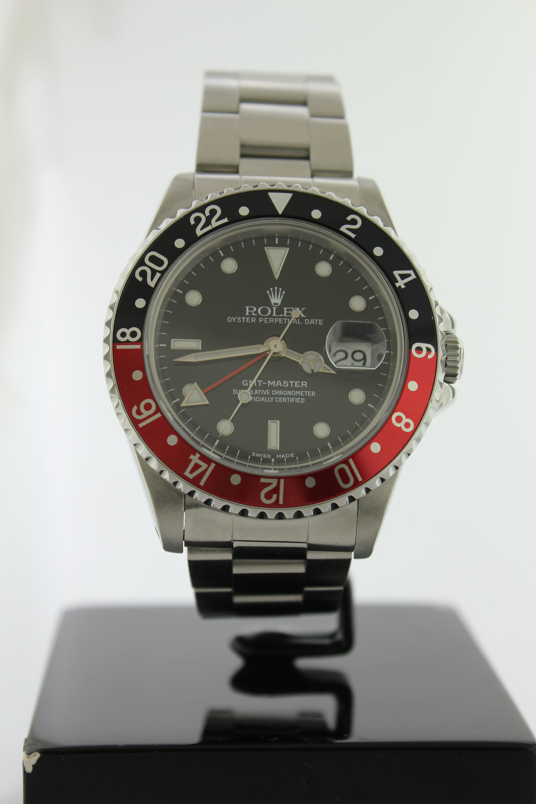 Rolex GMT Master Coke Stainless Steel Oyster Black 40mm 16700- Arnik Jewellers