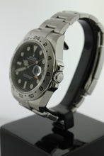 Load image into Gallery viewer, Rolex Explorer II GMT Stainless Steel Oyster Black Dial 216570 42mm - Arnik Jewellers
