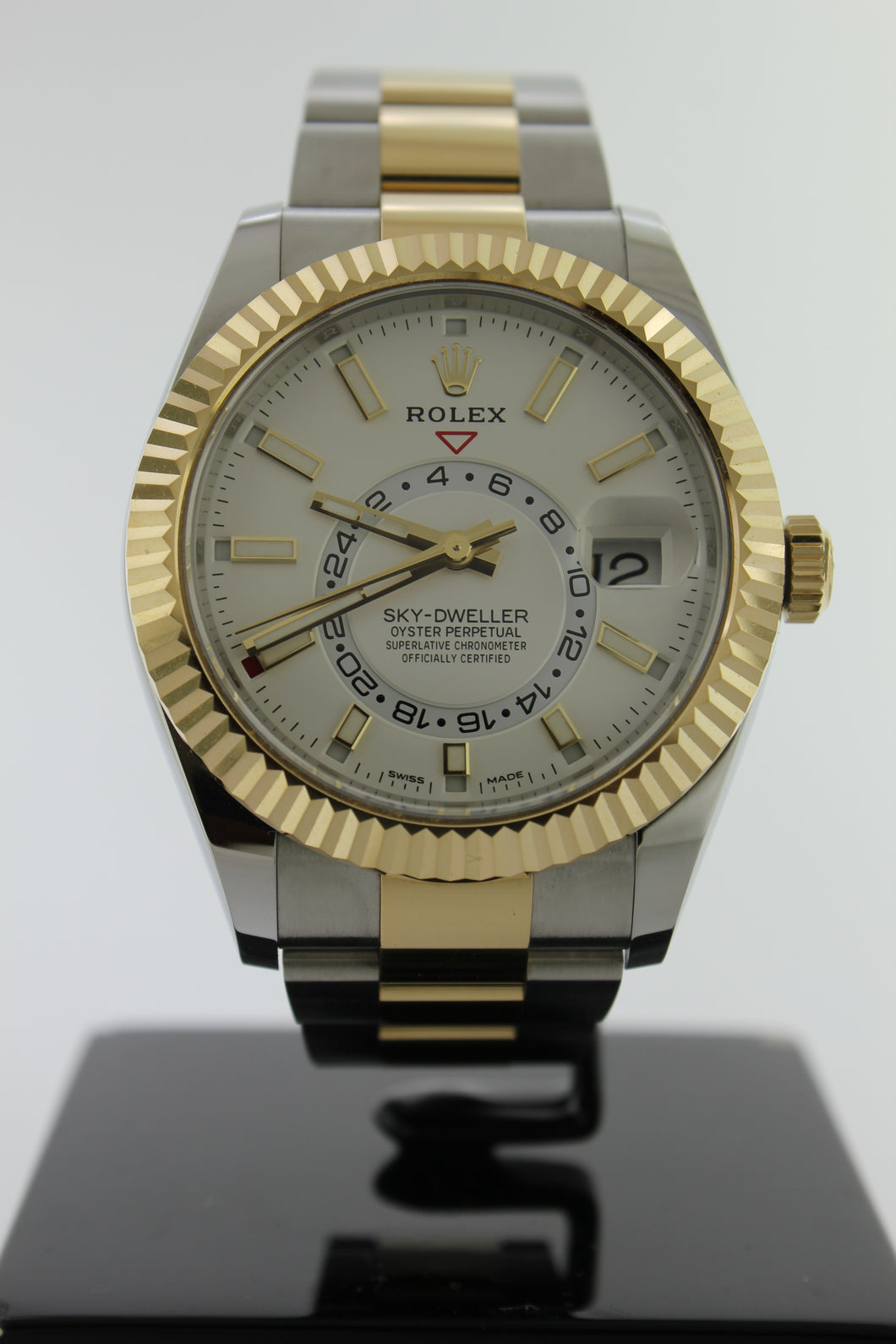 Rolex Sky Dweller 18K Yellow Gold & Stainless Steel Oyster 326933 42mm - Arnik Jewellers