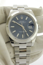 Load image into Gallery viewer, Rolex Datejust 41 Stainless Steel Blue Dial Oyster 126300 - Arnik Jewellers
