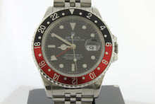 Load image into Gallery viewer, Rolex GMT Master II Coke Fat Lady Black Stainless Steel Jubilee 16760 - Arnik Jewellers
