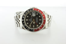 Load image into Gallery viewer, Rolex GMT Master II Coke Fat Lady Black Stainless Steel Jubilee 16760 - Arnik Jewellers
