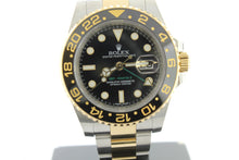 Load image into Gallery viewer, Rolex GMT Master II 18K Yellow Gold &amp; Stainless Steel 116713LN Ceramic Bezel - Arnik Jewellers
