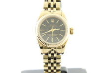 Load image into Gallery viewer, Rolex Ladies Oyster Perpetual Solid 14K Yellow Gold 67197 24mm - Arnik Jewellers
