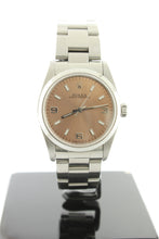 Load image into Gallery viewer, Rolex Lady 31mm Oyster Perpetual Salmon Dial Stainless Steel 77080 - Arnik Jewellers
