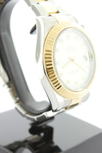 Load image into Gallery viewer, Rolex Datejust II 18K Yellow Gold &amp; Stainless Steel Silver Diamond Dial 41mm Oyster 116333 - Arnik Jewellers
