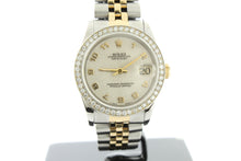 Load image into Gallery viewer, Rolex Datejust 31mm 18K Yellow Gold &amp; Stainless Steel Jubilee Jubilee Arabic Dial 68273 Diamond Bezel - Arnik Jewellers
