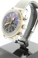 Load image into Gallery viewer, Breitling Superocean Heritage Day Date 18K Gold &amp; Steel Automatic 44mm Black Chronograph Steel Mesh U13313 - Arnik Jewellers
