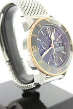 Load image into Gallery viewer, Breitling Superocean Heritage Day Date 18K Gold &amp; Steel Automatic 44mm Black Chronograph Steel Mesh U13313 - Arnik Jewellers
