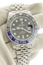 Load image into Gallery viewer, Rolex GMT Master II Black &amp; Blue Batgirl Ceramic Bezel Stainless Steel Jubilee 126710BLNR - Arnik Jewellers
