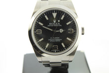 Load image into Gallery viewer, Rolex Explorer Oyster Stainless Steel Black Dial 214270 39mm - Arnik Jewellers
