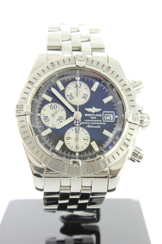 Breitling Chronomat Evolution Automatic Chronograph Stainless Steel A13356 44mm - Arnik Jewellers