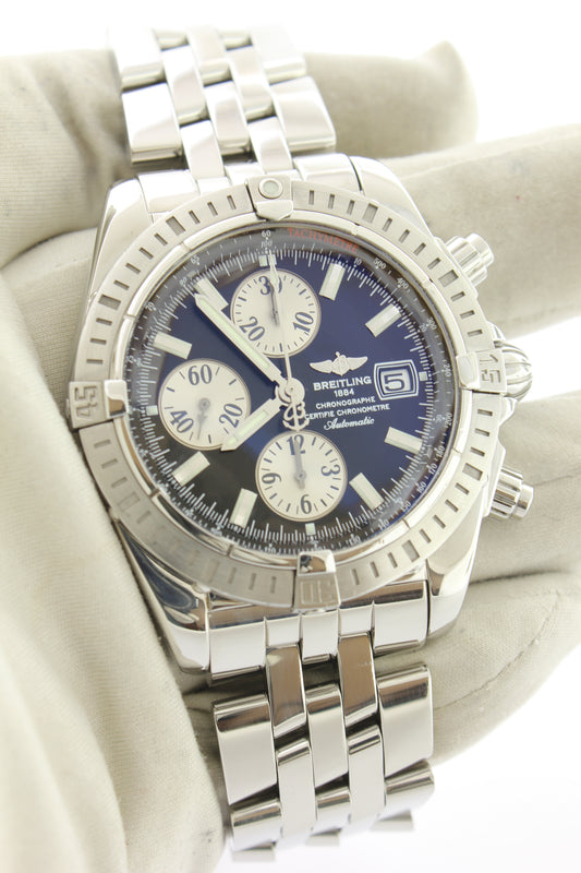 Breitling Chronomat Evolution Automatic Chronograph Stainless Steel A13356 44mm - Arnik Jewellers