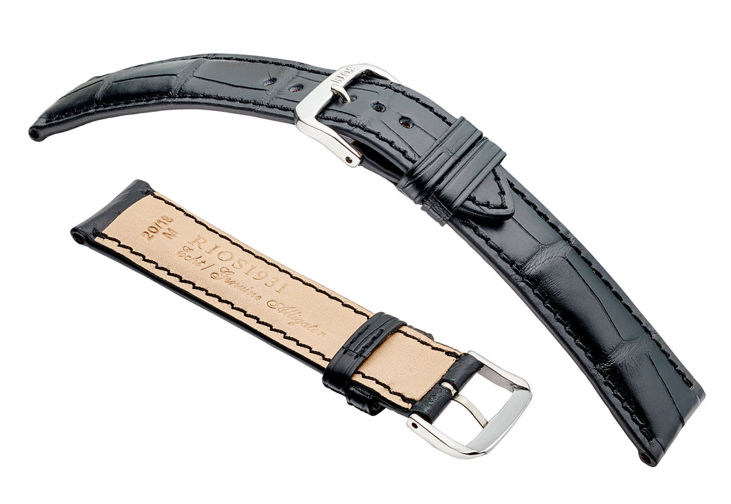 RIOS1931 President Genuine Alligator Leather - Matt Finish R276