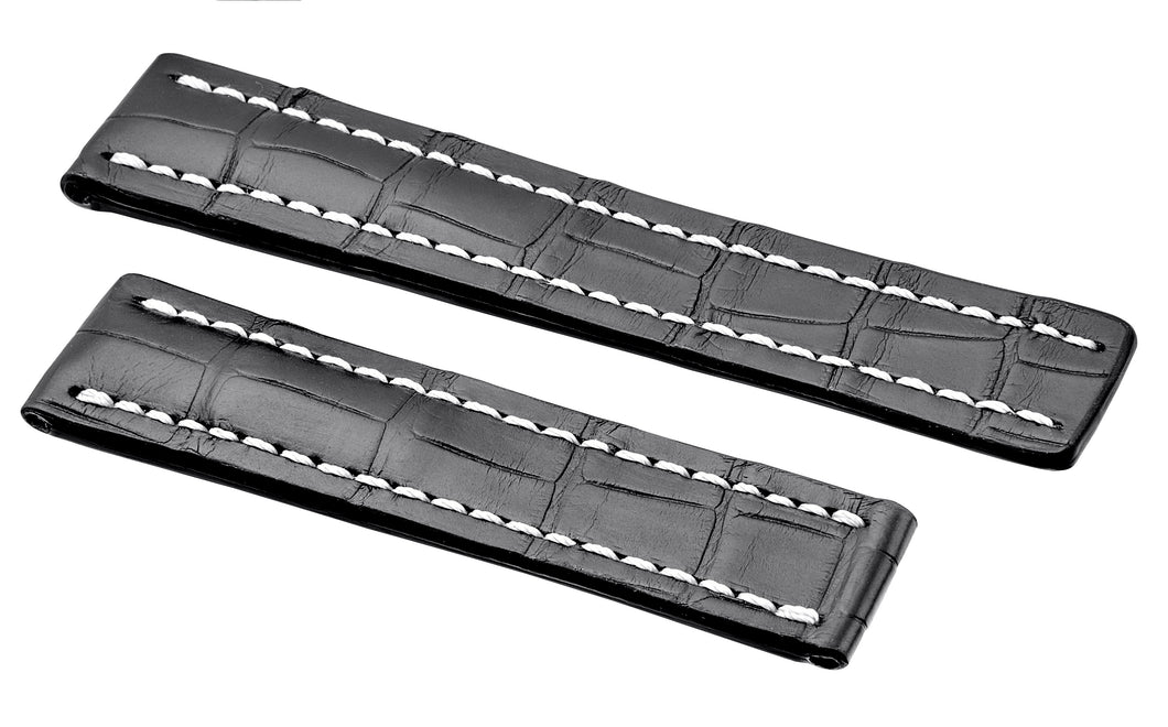 RIOS1931 AERO Fits BREITLING - Genuine Alligator Leather Watch Strap - Matte Finish R315