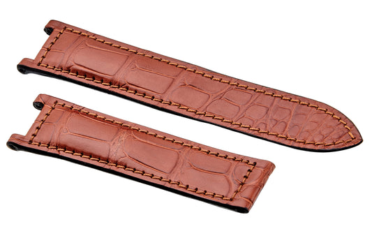 RIOS1931 VERSAILLES Fits CARTIER PASHA - Genuine Alligator Leather Watch Strap - Matte Finish R350