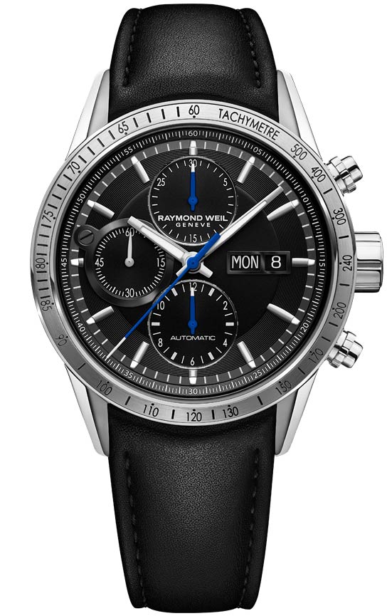 Raymond Weil Freelancer Automatic Chronograph 42mm Stainless Steel Black Dial 7731-STC-20021 - Arnik Jewellers