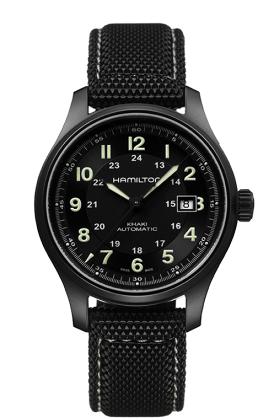 Hamilton KHAKI FIELD TITANIUM AUTO 42mm H70575733 - Arnik Jewellers