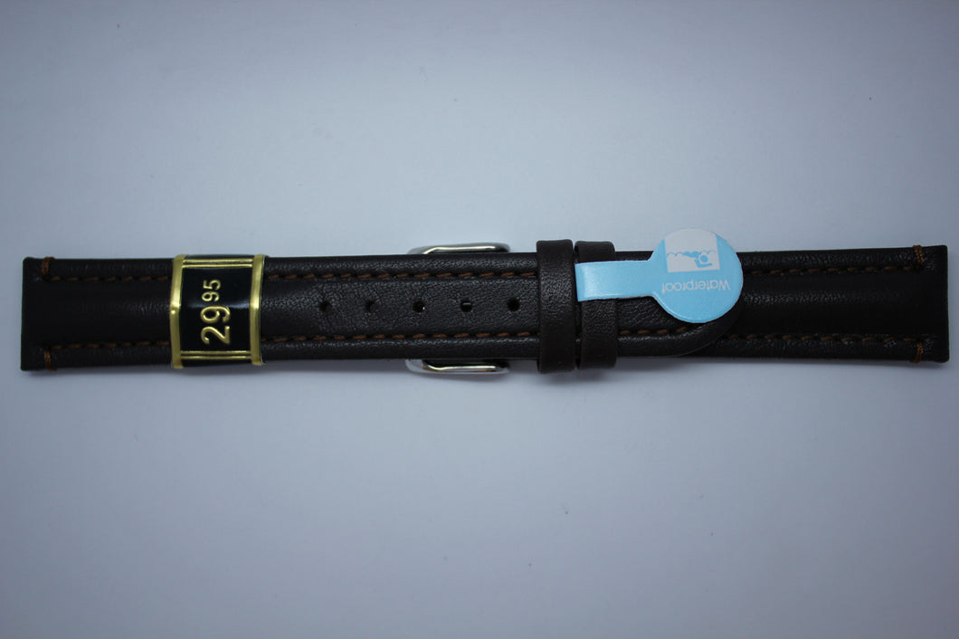 18mm Padded Waterproof Leather - Brown